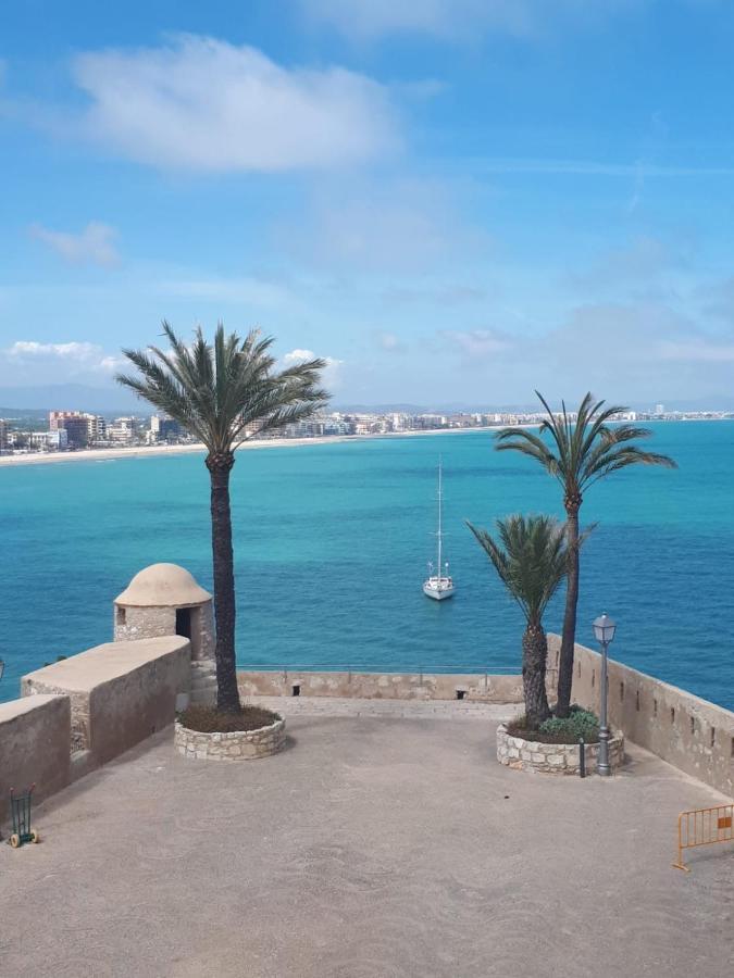 Charmant appartement avec vue sur le château de Peniscola Peníscola Exterior foto