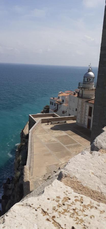 Charmant appartement avec vue sur le château de Peniscola Peníscola Exterior foto