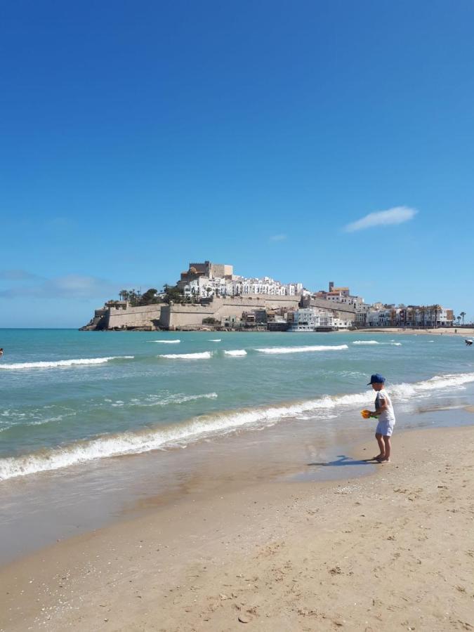Charmant appartement avec vue sur le château de Peniscola Peníscola Exterior foto