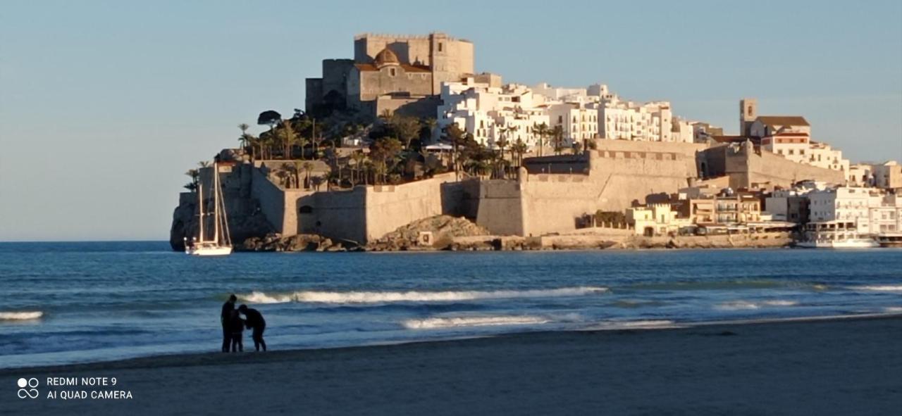 Charmant appartement avec vue sur le château de Peniscola Peníscola Exterior foto
