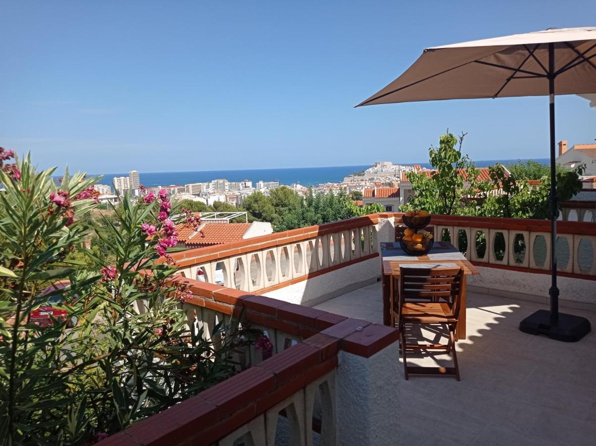 Charmant appartement avec vue sur le château de Peniscola Peníscola Exterior foto
