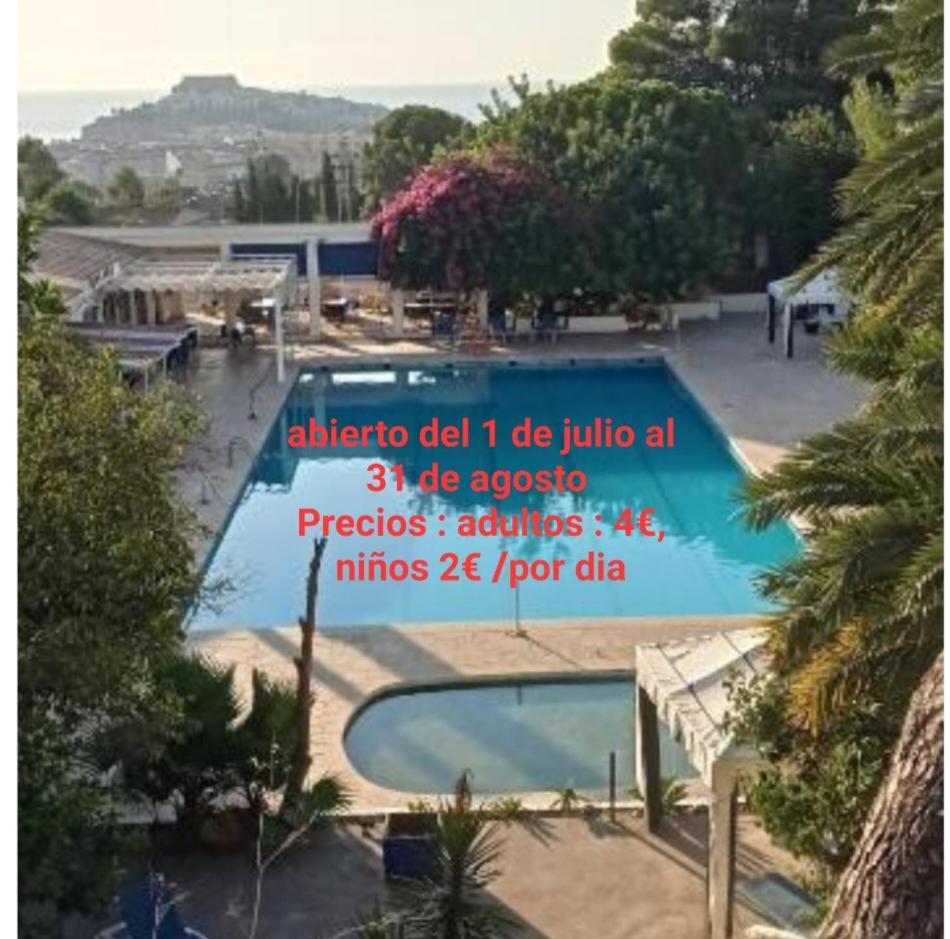 Charmant appartement avec vue sur le château de Peniscola Peníscola Exterior foto